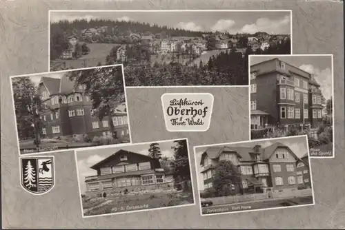 Oberhof, Haus des Sports, Ferienheim, Luisensitz, gelaufen 1965