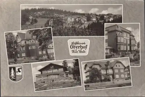 Oberhof, Maison des sports, maison de vacances, Luisenzitz, couru 1965