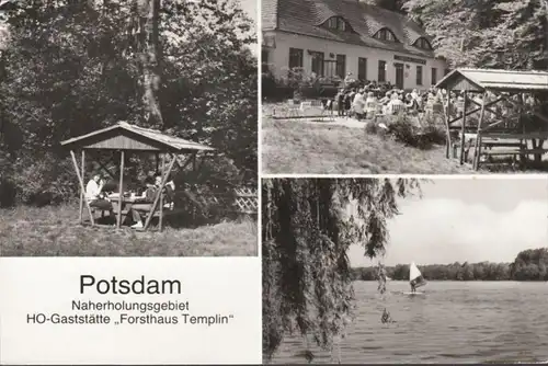 Potsdam, Gaststätte Forsthaus Templin, gelaufen 1990