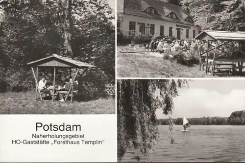 Potsdam, restaurant Forsthaus Templin, couru 1990