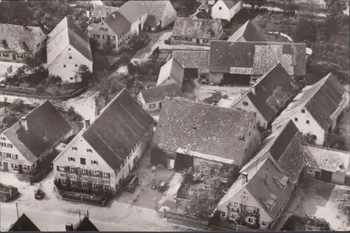 Theilehofen, Gasthof Wißmüller, Vue de la ville, photographie aérienne, incurvée