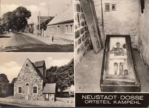 Neustadt, Straßenansicht, Wehrkirche, ungelaufen