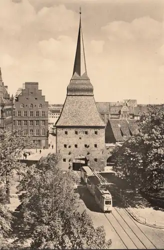 Rostock, Steintor, Straßenbahn, ungelaufen