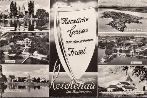 Insel Reichenau, Strandhotel, Landestelle, Basilika, gelaufen 1973