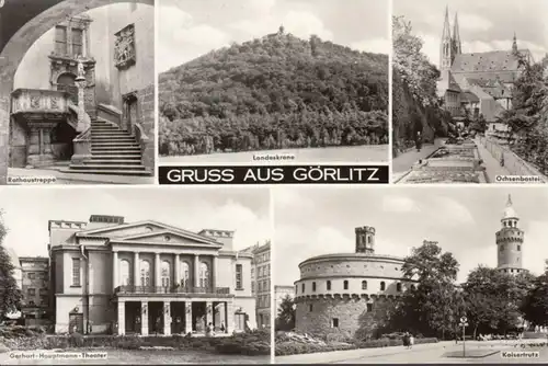 Görlitz, escalier de la mairie, bastassie des bœufs, Kaiserstrutz.