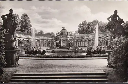 Bayreuth, Schloß Eremitage, gelaufen 1956