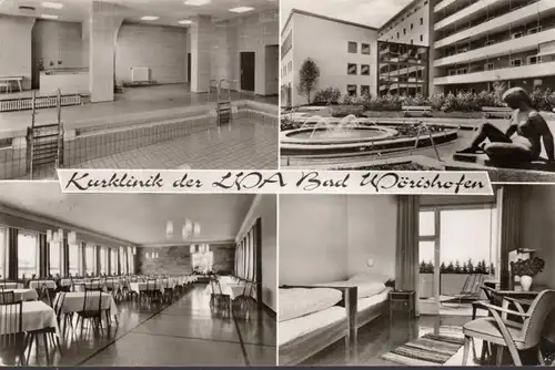 Bad Wörishofen, Kurklinik, Mehrbild, gelaufen 1974