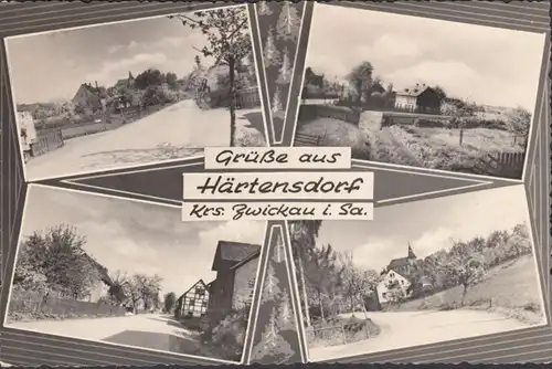 Grüße aus Härtendorf, Stadtansichten, gelaufen 1966