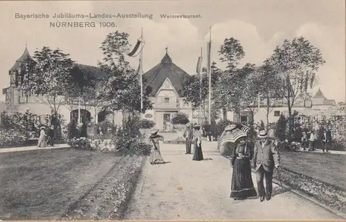 Nuremberg Exposition nationale Nuernberg 1906 Restaurant de vin, inachevé