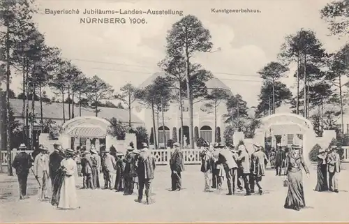 Nürnberg Landes-Ausstellung Nürnberg 1906 Kunstgewerbehaus, ungelaufen