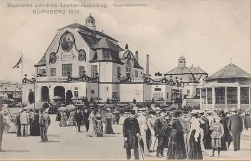 Nürnberg Landes-Ausstellung Nürnberg 1906 Hauptrestauration, ungelaufen