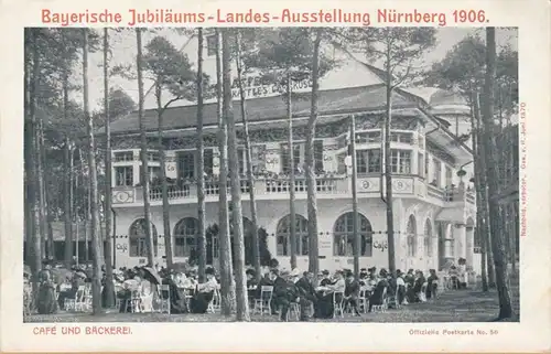 Nuremberg Exposition nationale Nuernberg 1906 Café et boulangerie, inachevé