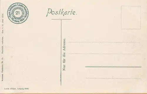 Nuremberg Jubilé Exposition de la terre 1906 Algäuer Haus, inachevé