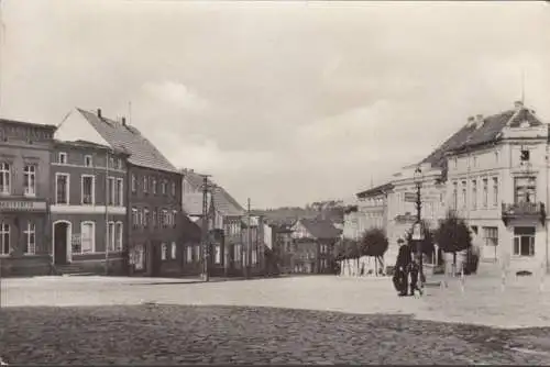 Laage, Am Markt, Gaststätte, gelaufen 1967