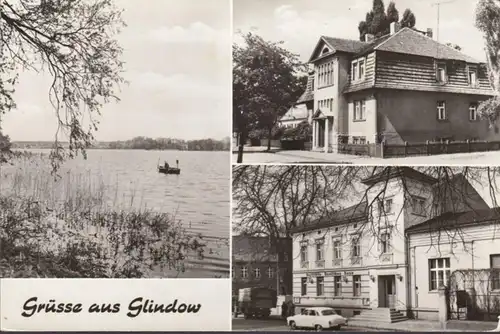 Glindow, Mehrbildkarte, gelaufen 1982