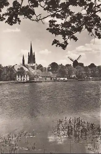 Werder Havel, vue de la ville, couru en 1962
