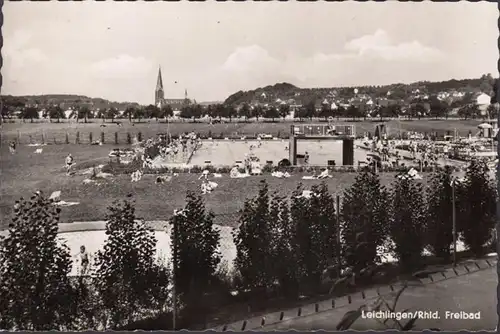 Leichlingen, Freibad, gelaufen 1965