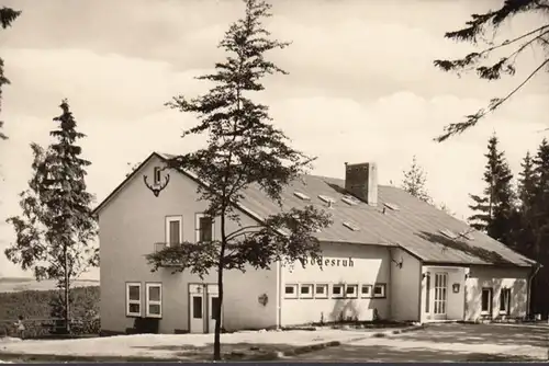 Hönebach, Restaurant, Jagdhaus Bodesruh an der Zonengrenze, ungelaufen