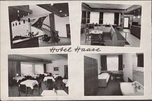 Laatzen, Hotel Haase, Klappkarte, Mehrbild, ungelaufen