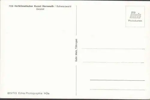 Bad Herrenalb, Gaistal, ungelaufen