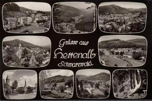 Bad Herrenalb, Mehrbild, ungelaufen