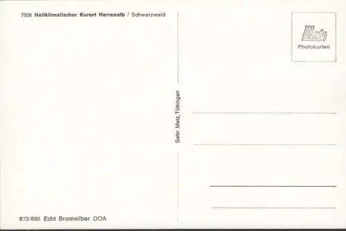 Bad Herrenalb, Mehrbild, ungelaufen