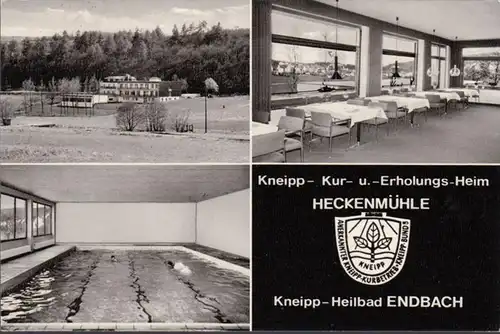 Bad Endbach, Erholungsheim Heckenmühle, gelaufen 1976