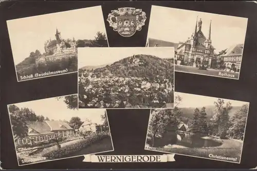 Wernigerode, Schloß, Rathaus, Storchmühle, gelaufen