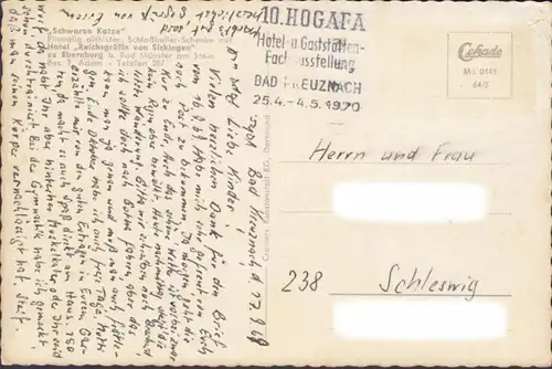 Bad Münster, Schwarze Katze, ehemals Hotel Reichsgräfin, gelaufen