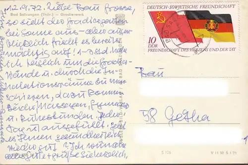Bad Salzungen, Gradierwerk, gelaufen 1972