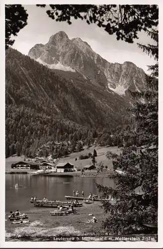 Mittenwald, Lautersee avec Wetterstein, incurable