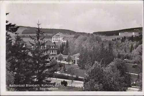 Bad Brambach, Kurhotel, Wettinquelle, Beamtenheim, ungelaufen