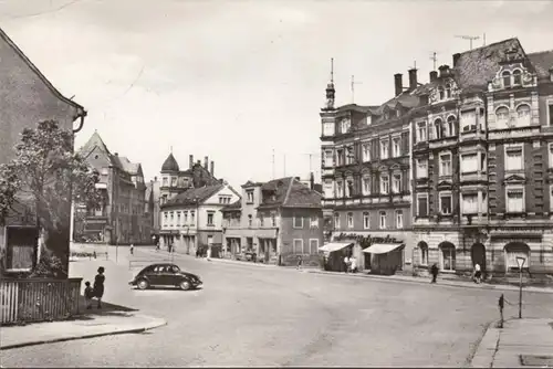 Limbach-Oberfrohna, Straßenansicht, gelaufen