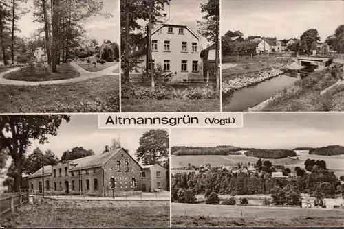 Altmanns vert, vue du village, couru en 1973