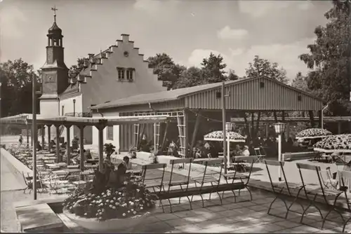 Rodewisch, Gaststätte auf der Schloßinsel, ungelaufen