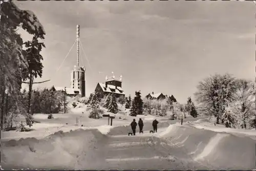 Großer Inselsberg im Winter, gelaufen 1965