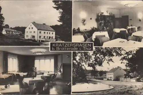 Bad Liebenstein, herbe de rayures, auberge de forêt, couru 1974
