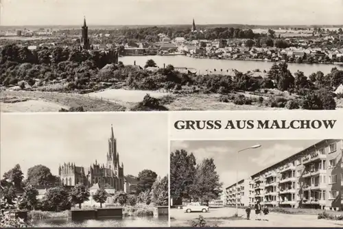 Malchow, Stadtansichten, gelaufen