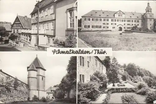 Schmalkalden, restaurant Zur Wilhelmsburg, château de Wlhelmsbourg, couru en 1978