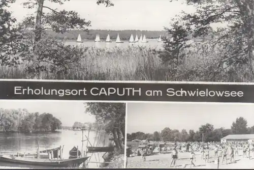 Caputh, Erholungsort, Strand, See, gelaufen 1975