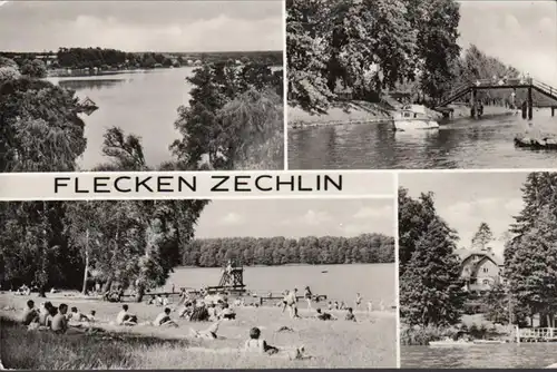 Flecken Zechlin, Mehrbild, gelaufen 1978