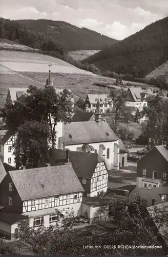 Oberkirchen, Stadtansicht, Gasthof Schütte, gelaufen 1970