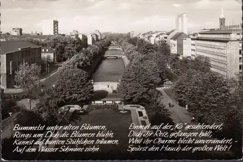 Düsseldorf, Königsallee, gelaufen 1961