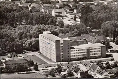 Lendersdorf, Augustinus Krankenhaus, Fliegeraufnahme, gelaufen 1973