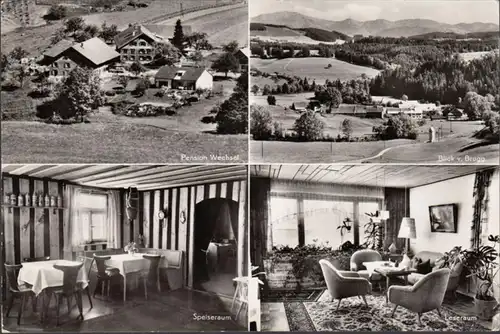 Brugg im Allgäu, Pension Familie Wechsel, gelaufen 1971