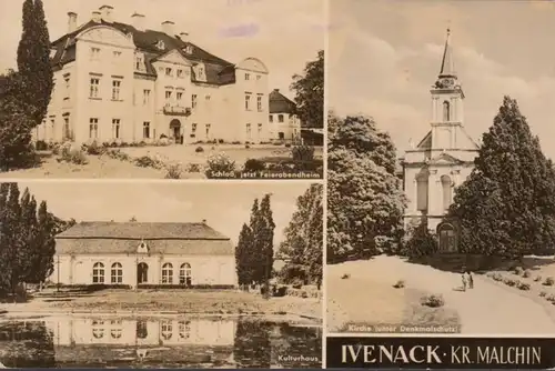 Ivenack, château maintenant la maison de repos, parc culturel, couru