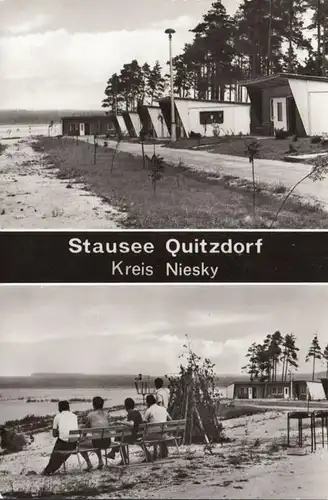 Quitzdorf, Stausse, Strand, Bungalowsiedlung, ungelaufen