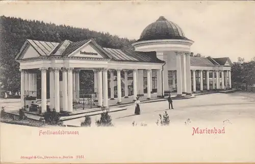 Marienbad Ferdinandsbrunnen, incurvée
