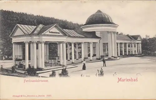 Marienbad Ferdinandsbrunnen, ungelaufen