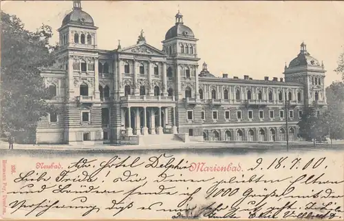 Marienbad Neubad, gelaufen 1900